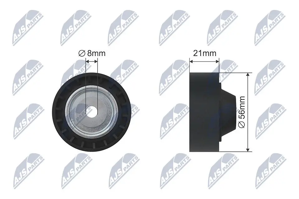 Rullo Tenditore Cinghia Poly-v per Dacia Logan 05-96 Renault Clio Ii Kangoo