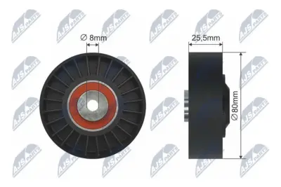 Rullo Tenditore Cinghia Poly-v per Daewoo Korando Musso Mercedes 190 W201