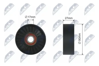 Rullo Tenditore Cinghia Poly-v per Dodge Nitro Jeep Commander Grand Cherokee