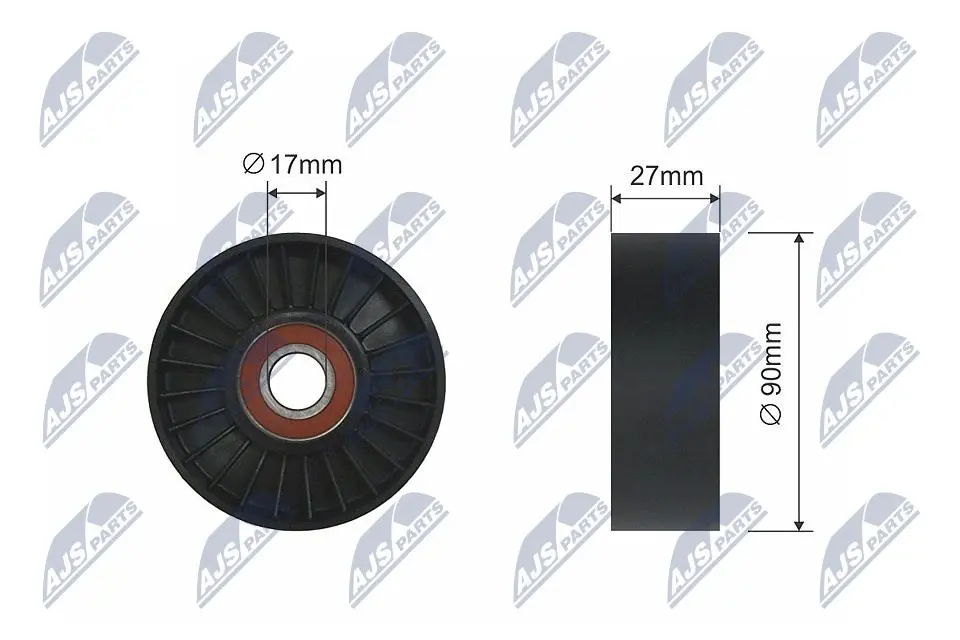 Rullo Tenditore Cinghia Poly-v per Dodge Nitro Jeep Commander Grand Cherokee
