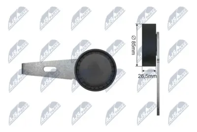 Rullo Tenditore Cinghia Poly-v per Fiat Ducato 94-05 Scudo 96-06 Ulysse 94-02