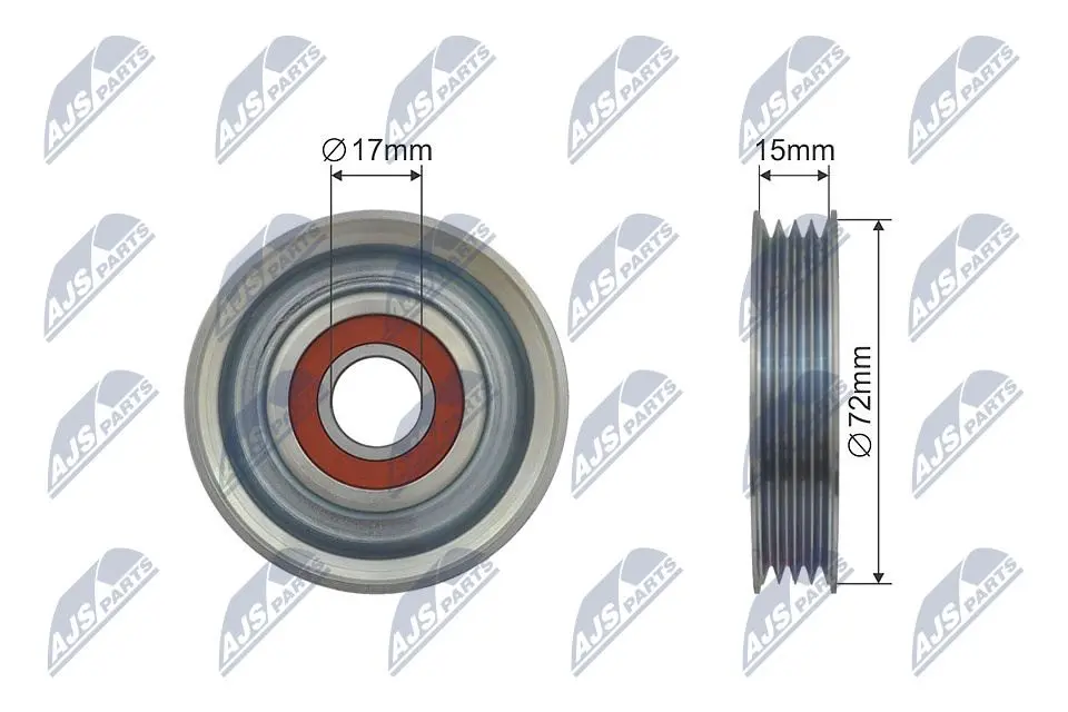 Rullo Tenditore Cinghia Poly-v per Honda Accord 02-08 Civic 95-01 Cr-v 97-01