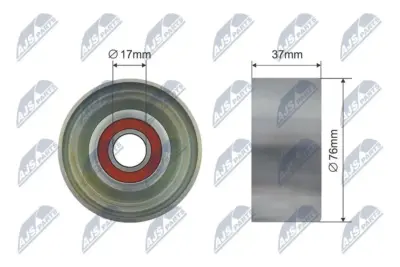 Rullo Tenditore Cinghia Poly-v per Honda Accord 02-12 Civic 01-12 Cr-v 01