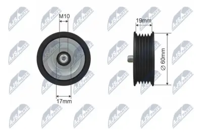 Rullo Tenditore Cinghia Poly-v per Hyundai Accent Iii Iv Elantra Getz I10 I20