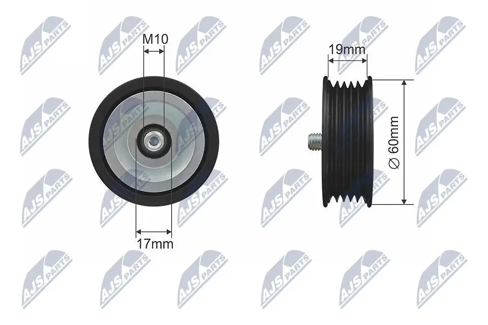Rullo Tenditore Cinghia Poly-v per Hyundai Accent Iii Iv Elantra Getz I10 I20
