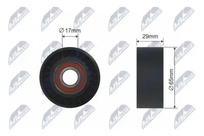Rullo Tenditore Cinghia Poly-v per Mercedes X 470 08.05