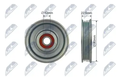 Rullo Tenditore Cinghia Poly-v per Nissan Cabstar NP300 Navara Pathfinder Iii