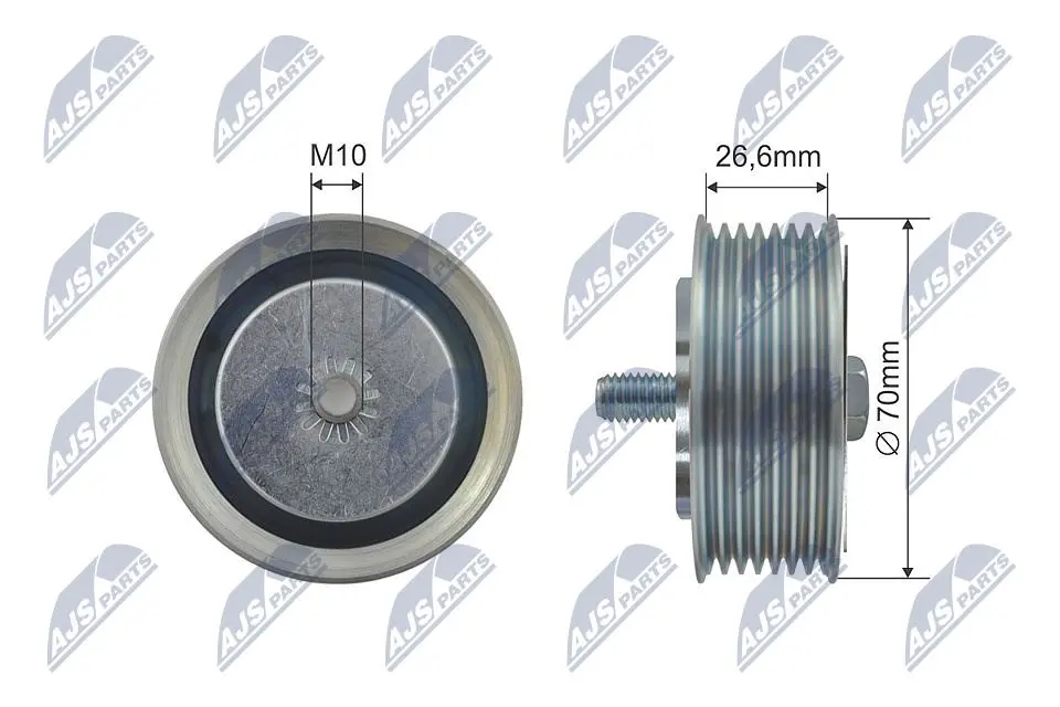 Rullo Tenditore Cinghia Poly-v per Nissan Cube Micra Note NV200 Qashqai Tiida