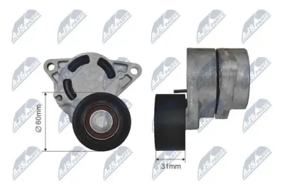 Rullo Tenditore Cinghia Poly-v per Nissan Interstar 02-> Opel Movano 00->