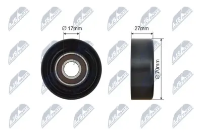 Rullo Tenditore Cinghia Poly-V per Nissan Juke F15 1.6 (10-)