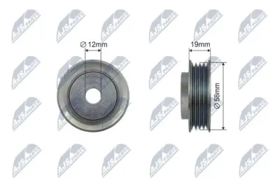 Rullo Tenditore Cinghia Poly-v per Subaru Justy Iii Suzuki Ignis Jimny 88