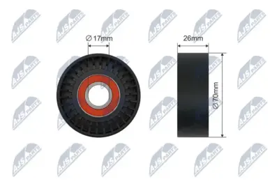 Rullo Tenditore Cinghia Poly-v per Toyota Corolla 00-06 Celica 99-06 Jeep