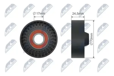 Rullo Tenditore Cinghia Poly-V per Volvo C70 I S60 I S70 S80 I V70 I II XC70