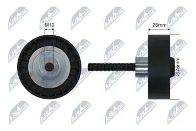 Rullo Tenditore Cinghia Poly-v per VW Golf V Vi Vii Jetta Passat Tiguan Touran