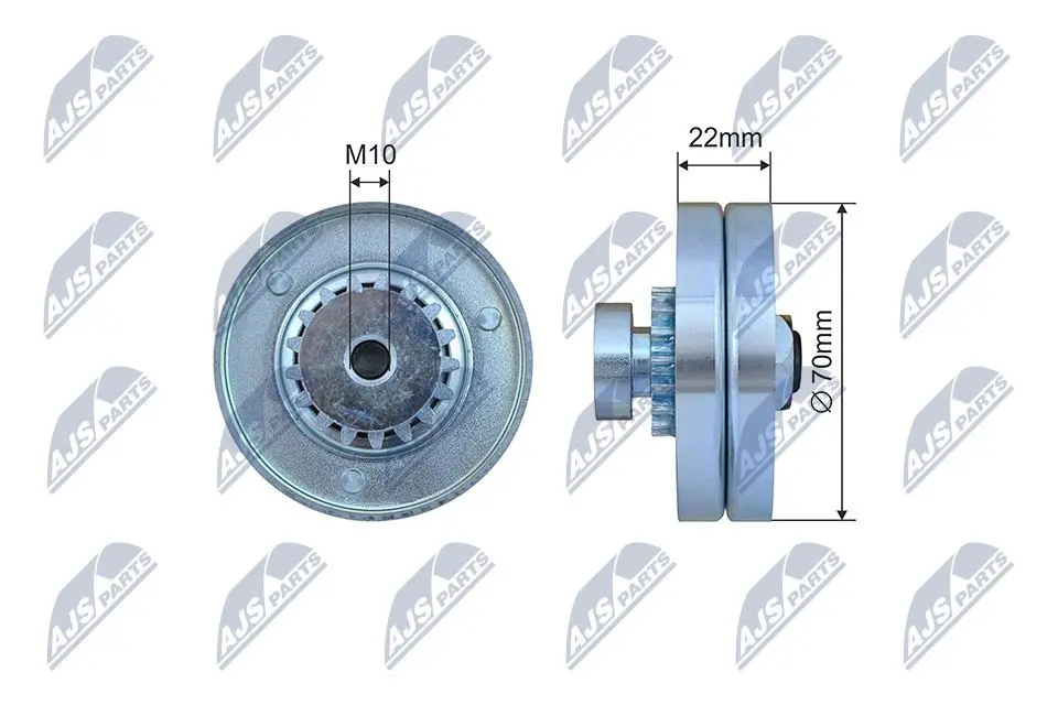 Rullo Tenditore Cinghia Servizi per Chevrolet Aveo Spark 1.0-1.2