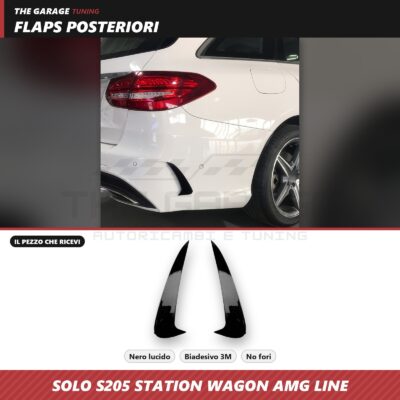 Flaps Posteriori per Mercedes Classe C S205 Station Wagon 2014-2021 AMG Line