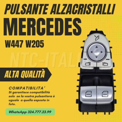 Pulsantiera✨interruttori alzacristallo per MERCEDES Classe C Vito (W447 W205)