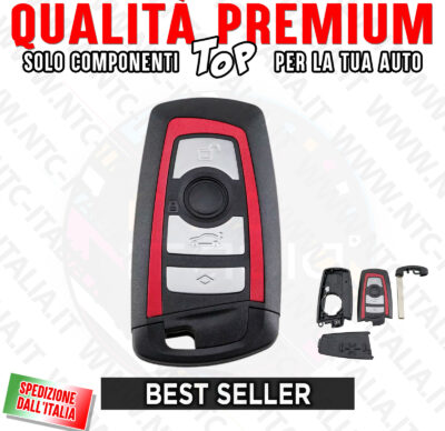 Guscio Chiave Smart 4 Tasti BMW F20 F30 F10 X3 Solo per Chiavi a 4 Tasti