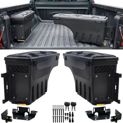 Scatole di Stoccaggio ABS Destro+Sinistro per Ford Ranger T9 (2023) 33cm H