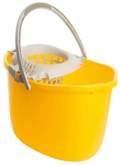 Secchio lavaggio con strizzatore capacità 15 litri plastica resistente