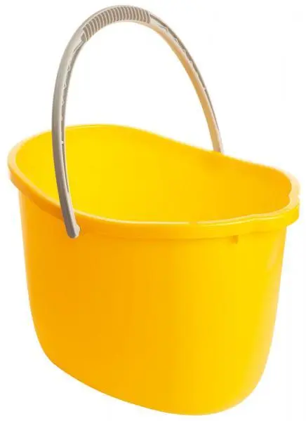 Secchio rettangolare contenitore acqua pulizia lavaggio 15 litri plastica