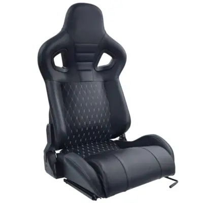Sedile Sportivo Route Nero Sim Rig Racing Renn Simulator Gaming Sitz con Slider