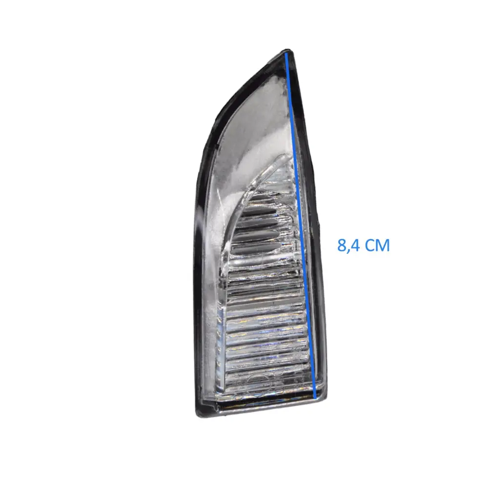 Segnale Specchietto Destro Bianco per Renault Megane 3, Fluence
