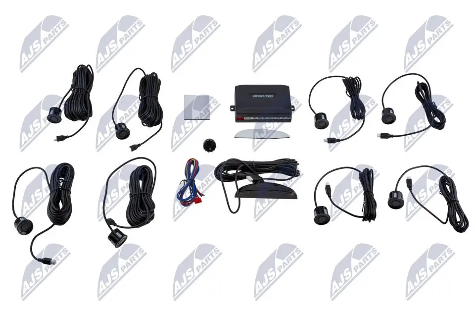 Sensori di Parcheggio Kit 8 Pezzi Universale con Display Lcd e Buzzer