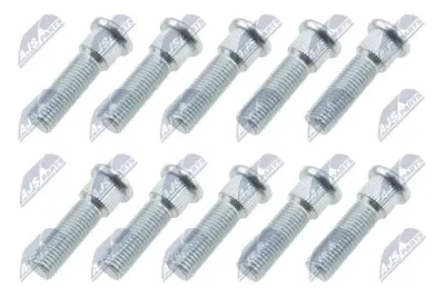 Set 10 Perni Ruota Supporto Corpo Assiale Gomma Sospensione per Hyundai Atos