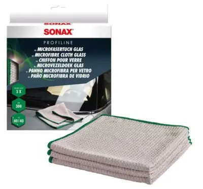 Set 3 panni microfibra pulizia vetri superfici delicate