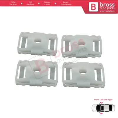 Set 4 Clip Guida Scorrevole Alzacristallo per Renault Fluence Megane Scenic MK3