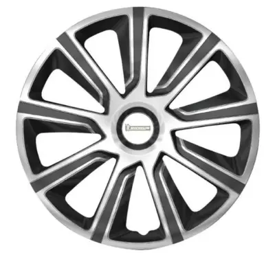 Set 4 copricerchi auto 14 pollici bicolore copertura ruote cerchi acciaio