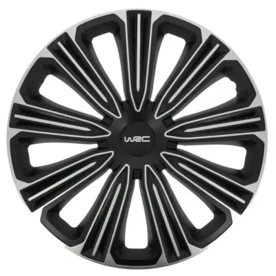 Set 4 copricerchi auto 15 pollici bicolore cerchi ruote copertura estetica