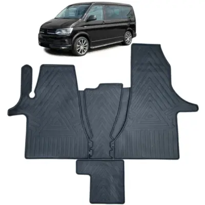Set 4 Tappetini in Gomma per Volkswagen Bus Transporter T6.1 dal 2019