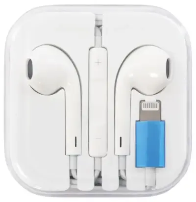 Set 5 auricolari wireless Bluetooth connettore Lightning cuffie senza fili