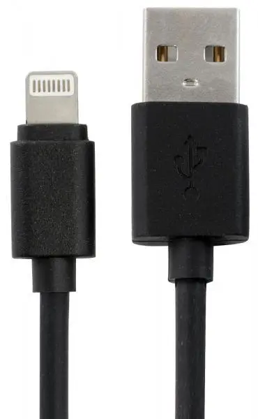 Set 5 cavi ricarica Lightning 1 metro nero accessori smartphone dati