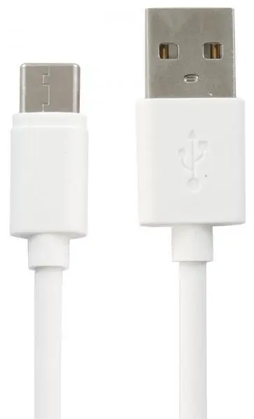 Set 5 cavi USB type-C 1 metro bianco ricarica dati accessori smartphone