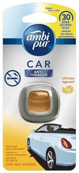 Set 6 deodoranti auto antiodore tabacco profumatori ambienti veicoli