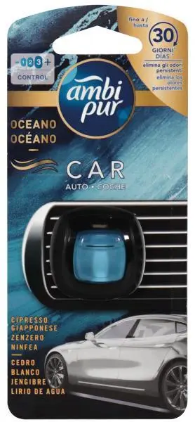 Set 6 deodoranti auto profumatori ambientatori freschi Oceano