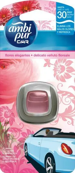 Set 6 deodoranti auto profumazione fiori delicati freschi persistenti