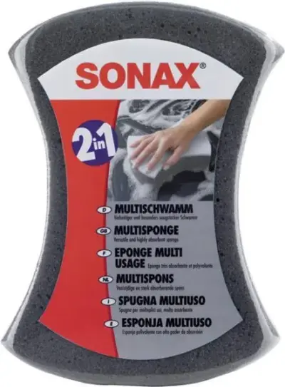 Set 6 pezzi spugne multiuso assorbenti pulizia superfici casa auto