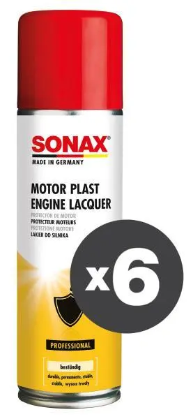 Set 6 proteggi motore liquido antiruggine trattamento metallo 300 ml