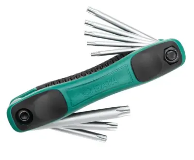 Set chiavi esagonali e torx pieghevoli utensili meccanici multipli 8 pezzi