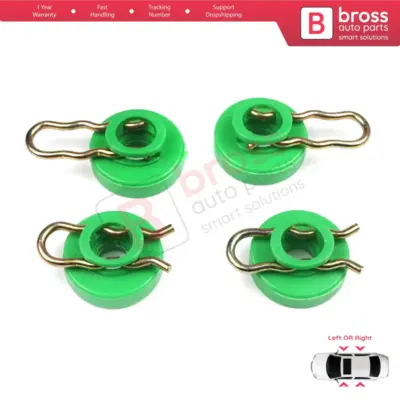 Set Clip Rulli Guida Regolatore Finestra Scorrevole per Saab 9-3 9-5 900 Volvo