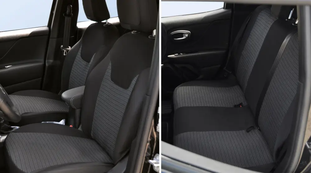 Set completo coprisedili auto personalizzati tessuto per Jeep Renegade dal 2014