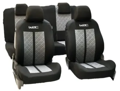 Set completo coprisedili auto sportivi rivestimenti sedili interni tessuto