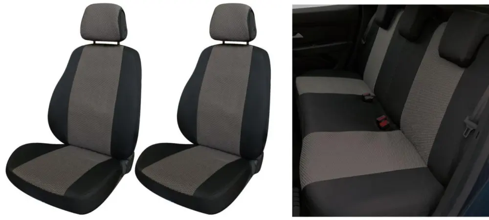 Set completo coprisedili auto tessuto per Smart tg. Grande Tess. Misto Cotone