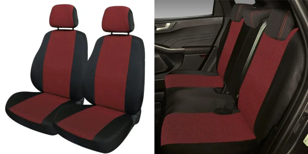 Set completo coprisedili auto tessuto per Smart tg. Media Tess. Misto Cotone