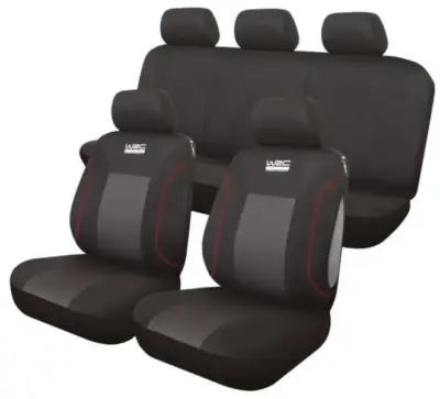 Set completo coprisedili auto universali tessuto resistente imbottiti ergonomici