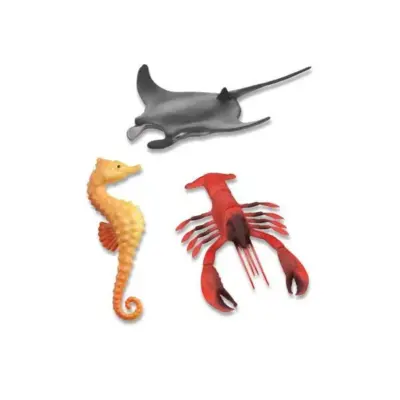 Set coprimanopole bagno animali marini in tessuto resistente colorato